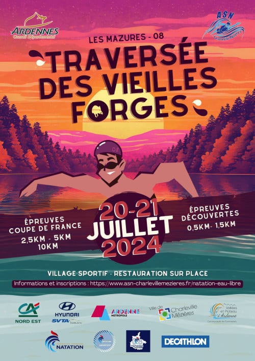 Affiche traversée des vieilles forges 2024